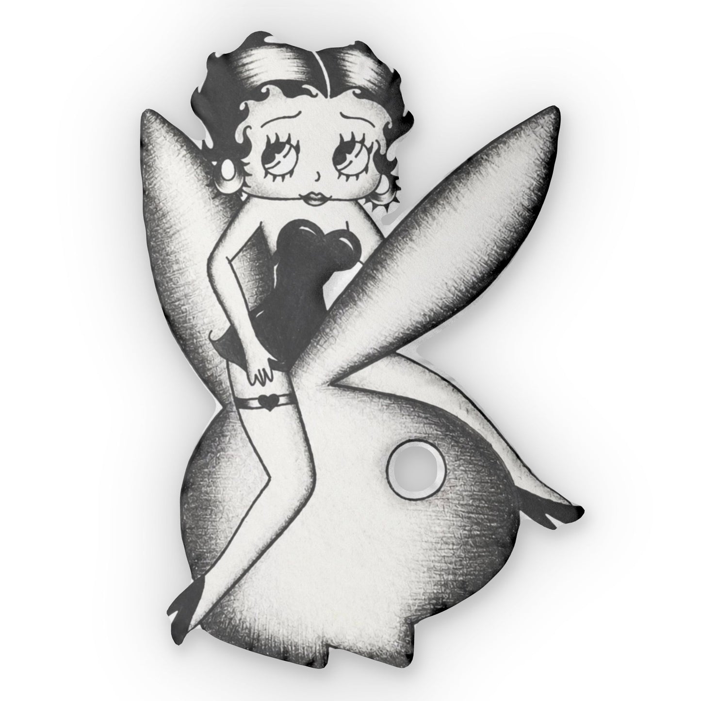 Playgirl Betty Cutout Pillow