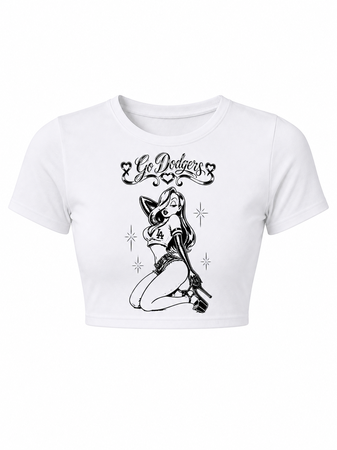 Go Dodgers Crop Top