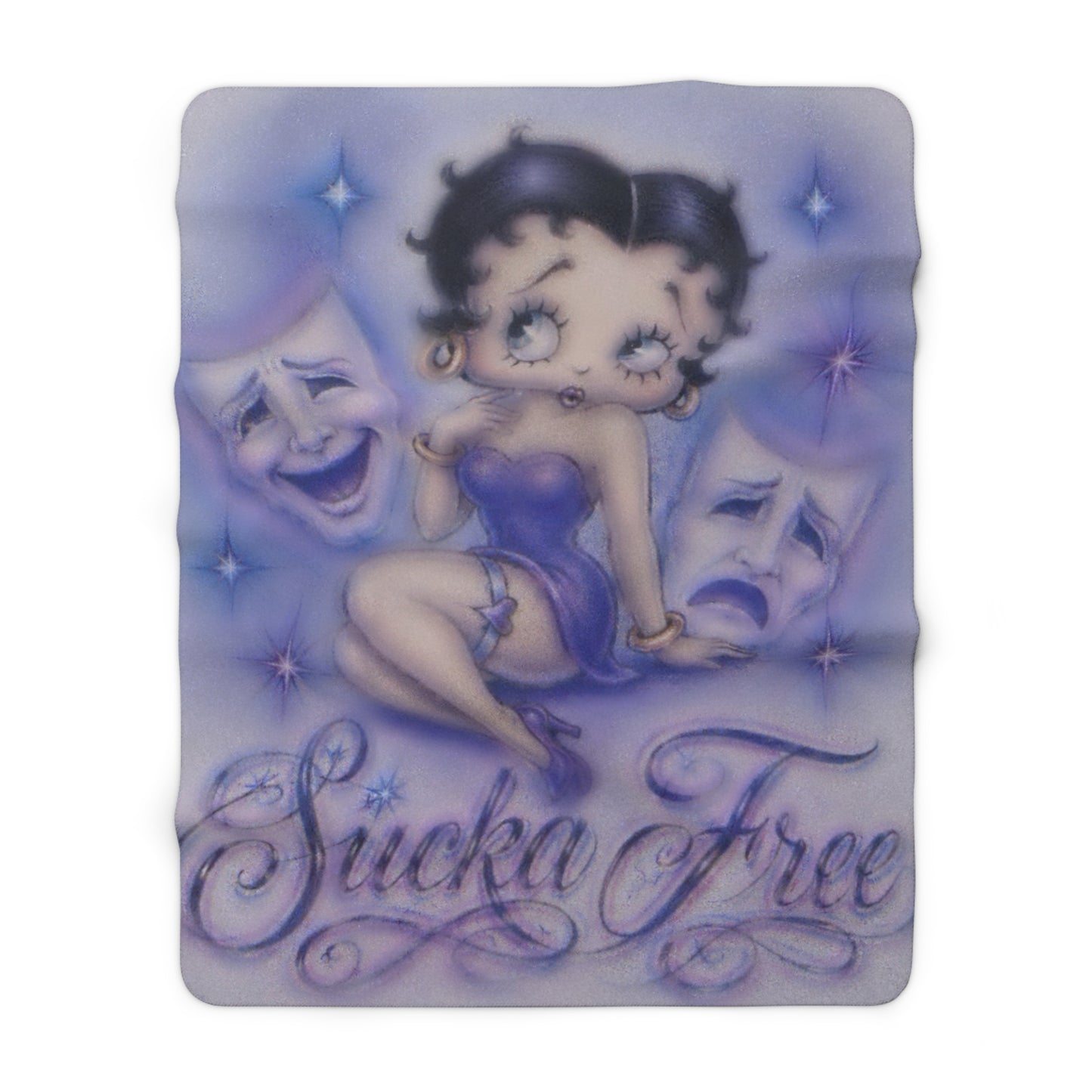 Sucka Free Sherpa Blanket - Queen
