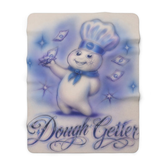 Dough Getter Sherpa Blanket - Queen