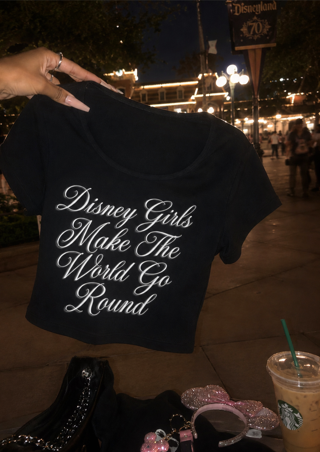 Disney Girls Crop Top