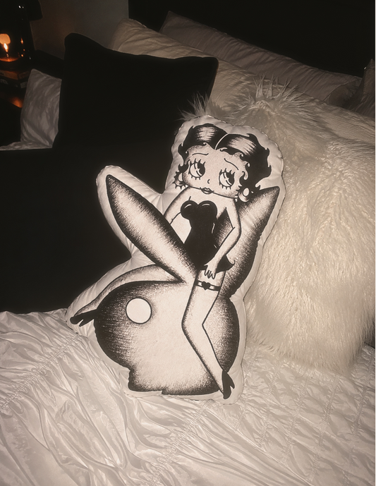Playgirl Betty Cutout Pillow