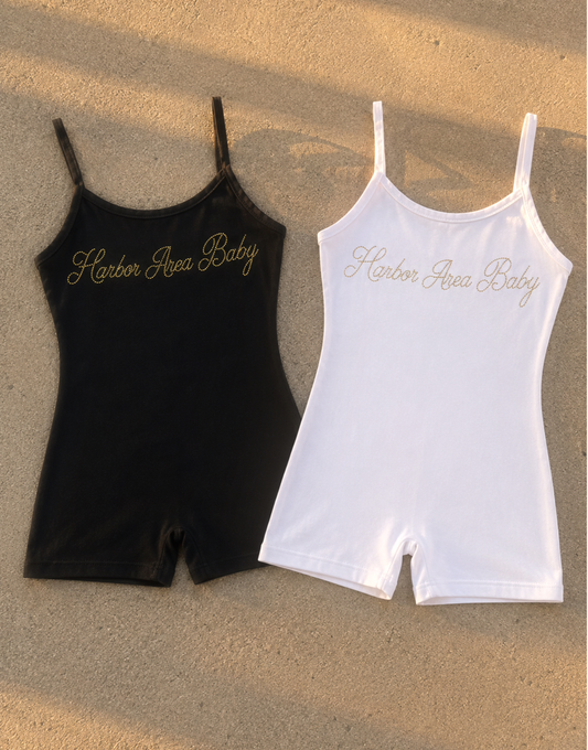 Harbor Area Baby Rhinestone Romper